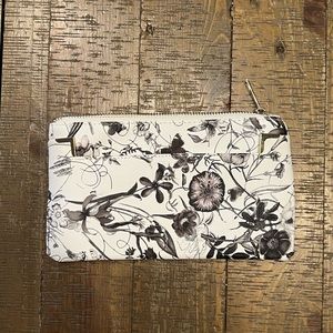 Black and white clutch